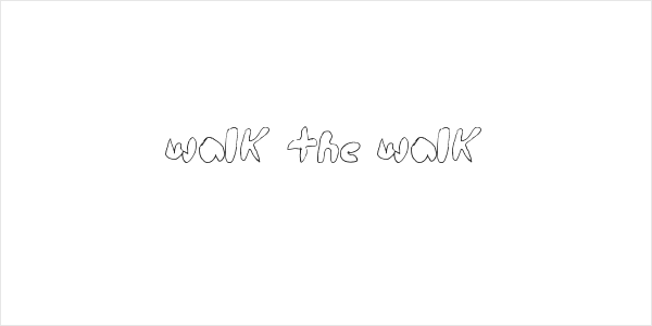 walk the walk Logo