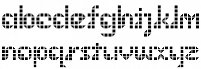 wargames Font LOWERCASE