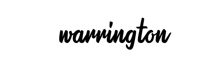 warrington  Free Fonts Download