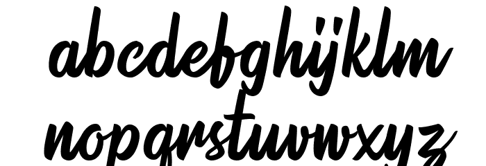 warrington Font LOWERCASE