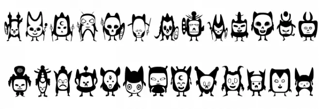 warrior dco Schriftart Groß