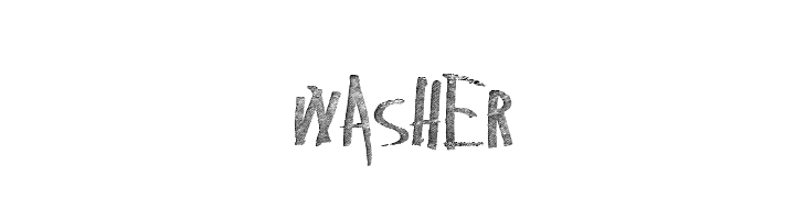 washer  font caratteri gratis