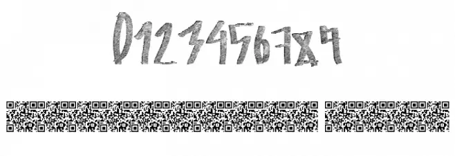 washer Font OTHER CHARS