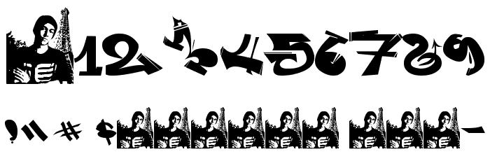 wassimo graffiti Font OTHER CHARS