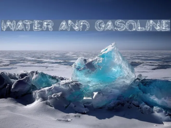 water and gasoline Example 1