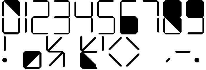 water in my casio Regular Font OTHER CHARS