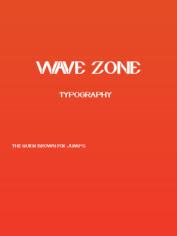 wave zone Poster