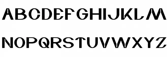 wave zone Font Litere mari