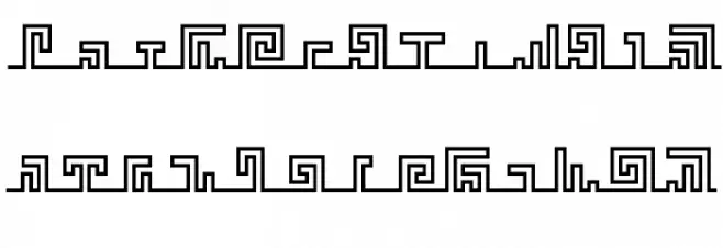 wavefont Шрифта ВЕРХНИЙ