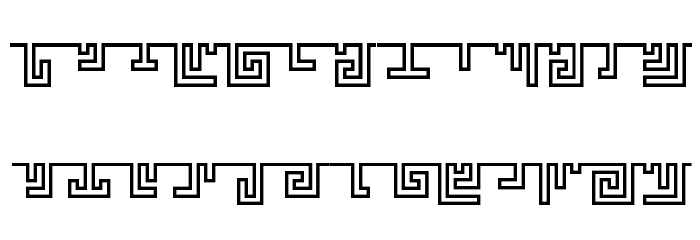 wavefont Font LOWERCASE