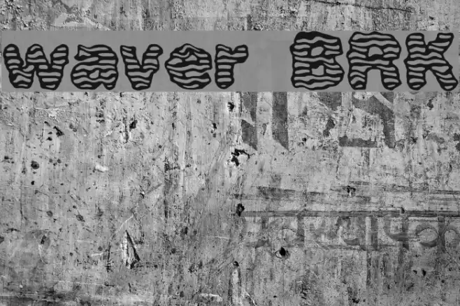 waver [BRK] Font examples