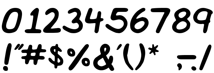 WBXKomik Font OTHER CHARS