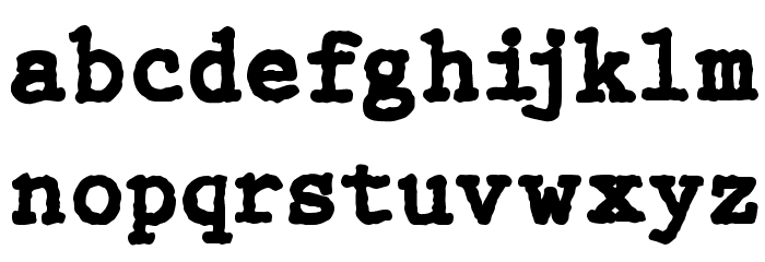 WBX_GrannyT Bold Font LOWERCASE