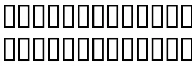 WBX_lucidite Mangled Font Litere mici