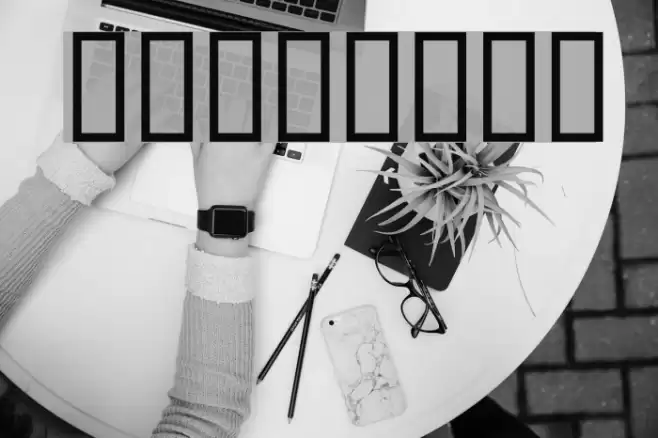 WBXflack Font examples