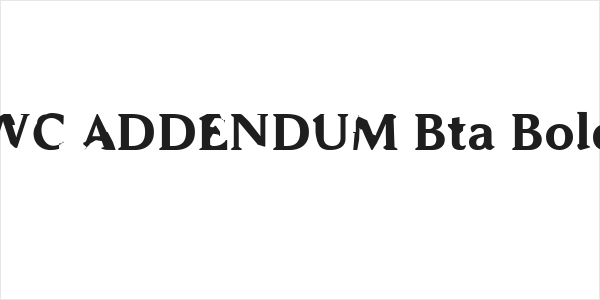 WC ADDENDUM Bta Bold Logo