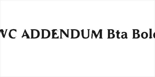 WC ADDENDUM Bta Bold Logo