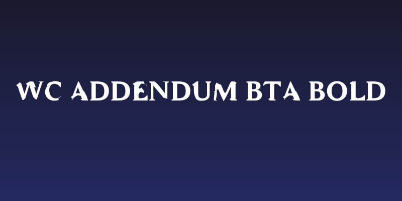 WC ADDENDUM Bta Bold Social Header