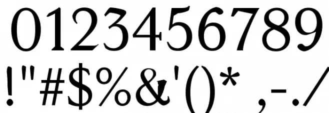 WC ADDENDUM Bta Font OTHER CHARS