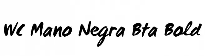 WC Mano Negra Bta Bold 