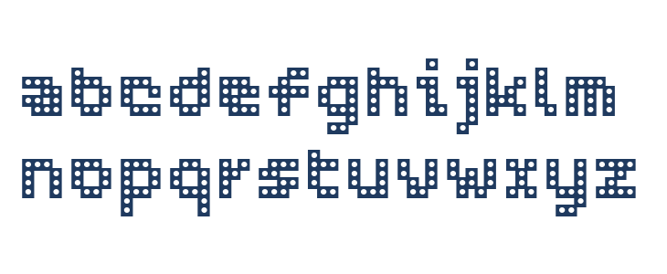 WC PIXHOLE Bta Bold Lowercase