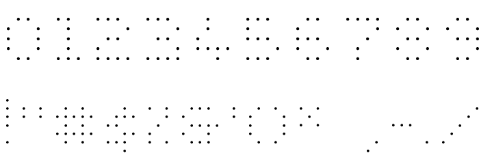 WC PIXHOLE Bta Thin Font OTHER CHARS