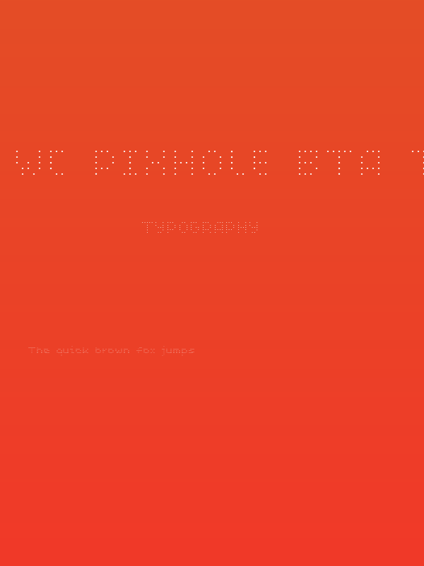 WC PIXHOLE Bta Thin Poster