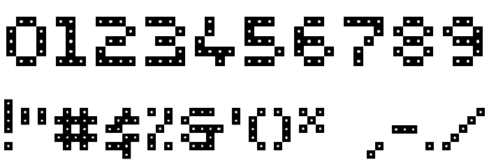 WC PIXHOLE Bta Font OTHER CHARS