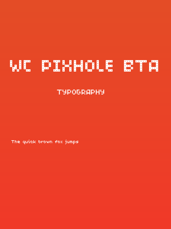 WC PIXHOLE Bta Poster