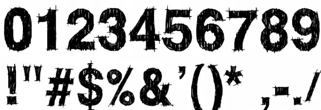 WC ROUGHTRAD BETA    Bold Font OTHER CHARS