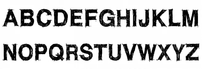 WC ROUGHTRAD Bta Bold Schriftart Groß