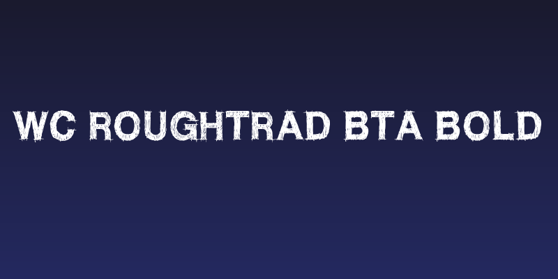 WC ROUGHTRAD Bta Bold Social Header