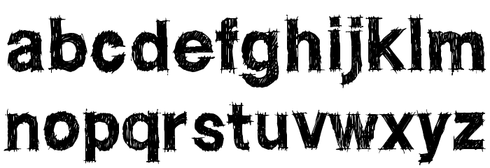 WC ROUGHTRAD Bta Bold Font LOWERCASE