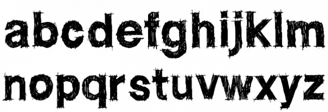 WC ROUGHTRAD Bta Bold Font LOWERCASE