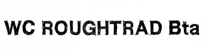WC ROUGHTRAD Bta  Frei Schriftart Herunterladen
