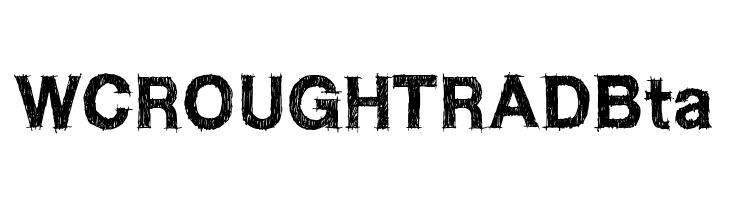 WC ROUGHTRAD Bta  Frei Schriftart Herunterladen