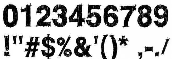 WC ROUGHTRAD Bta Font OTHER CHARS