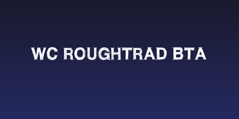 WC ROUGHTRAD Bta Social Header