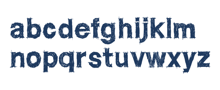 WC ROUGHTRAD Bta Lowercase