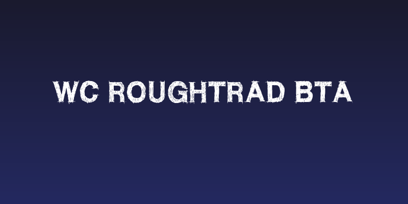WC ROUGHTRAD Bta Social Header