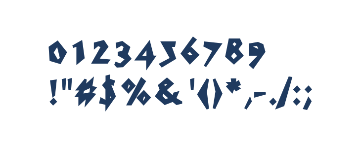 WC Speed Bold Bta Other Characters