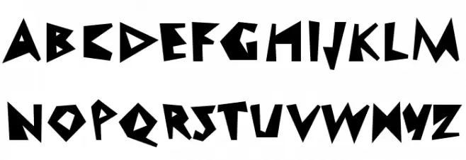 WC Speed Bold Bta Font UPPERCASE