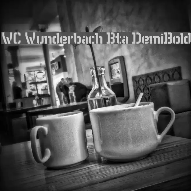 WC Wunderbach Bta DemiBold Fuentes examples