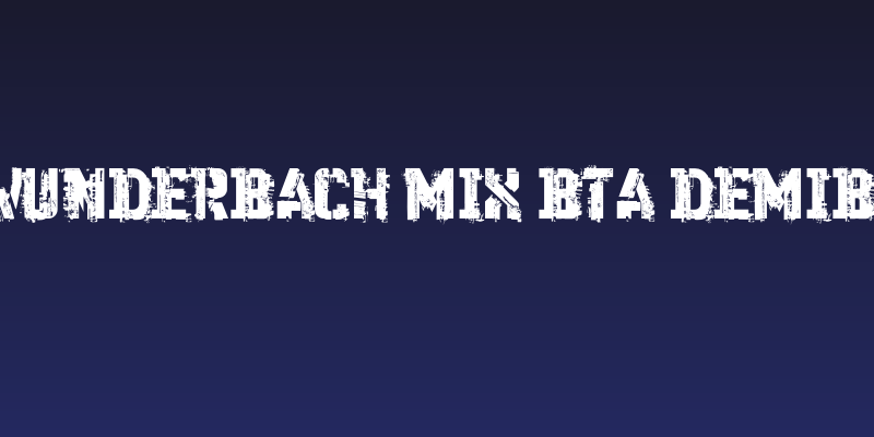 WC Wunderbach Mix Bta DemiBold Social Header