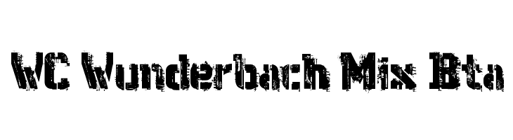 WC Wunderbach Mix Bta Font
