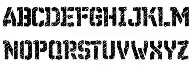 WC Wunderbach Rough Bta Schriftart Groß