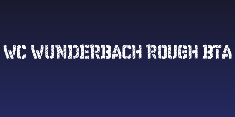 WC Wunderbach Rough Bta Social Header