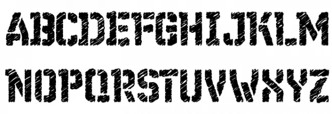 WC Wunderbach Rough Bta Schriftart Groß