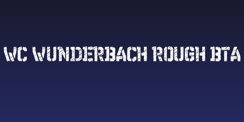 WC Wunderbach Rough Bta Social Header