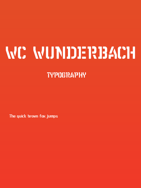 WC Wunderbach Rounded Poster